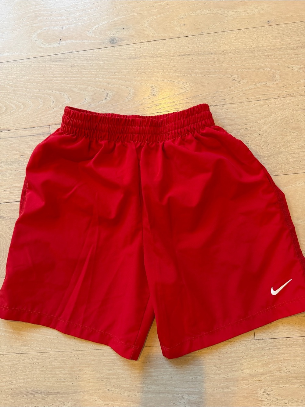 Nike Red Boys M Athletic Shorts